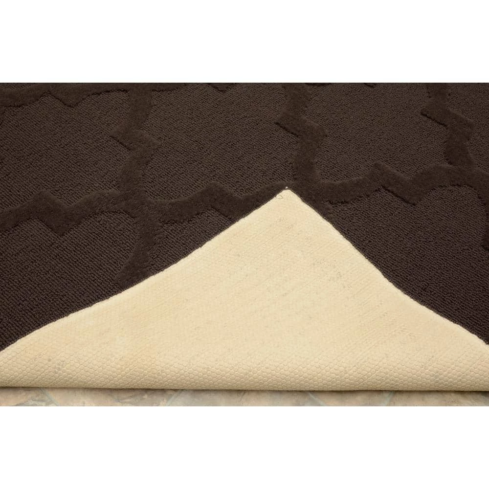 Quatro Mocha 7 ft. 6 in. x 9 ft. 6 in. Area Rug by Garland Rug 5 Quatro Mocha 7 ft. 6 in. x 9 ft. 6 in. Area Rug by Garland Rug - Image 3