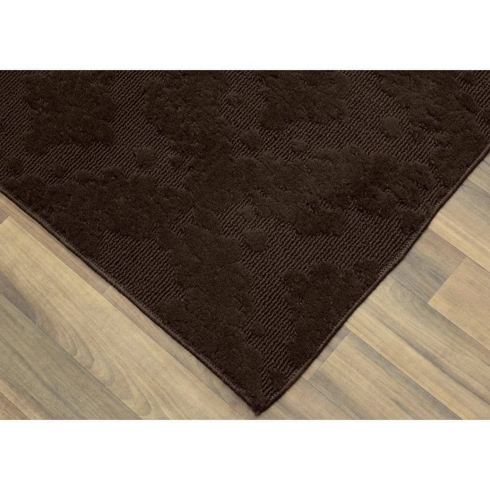 Charleston Mocha 9 ft. x 12 ft. Area Rug by Garland Rug 4 Charleston Mocha 9 ft. x 12 ft. Area Rug by Garland Rug - Image 2