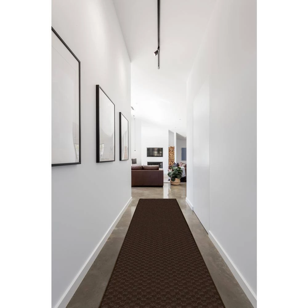 Medallion Mocha 2 ft. x 12 ft. Runner Rug by Garland Rug 8 Medallion Mocha 2 ft. x 12 ft. Runner Rug by Garland Rug - Image 6