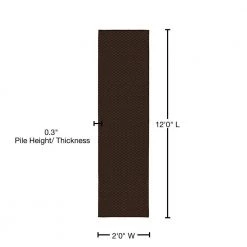 Medallion Mocha 2 ft. x 12 ft. Runner Rug by Garland Rug 12 Medallion Mocha 2 ft. x 12 ft. Runner Rug by Garland Rug -ROPPE ONLINE STORE mocha garland rug area rugs ma000n02414404 76 1000