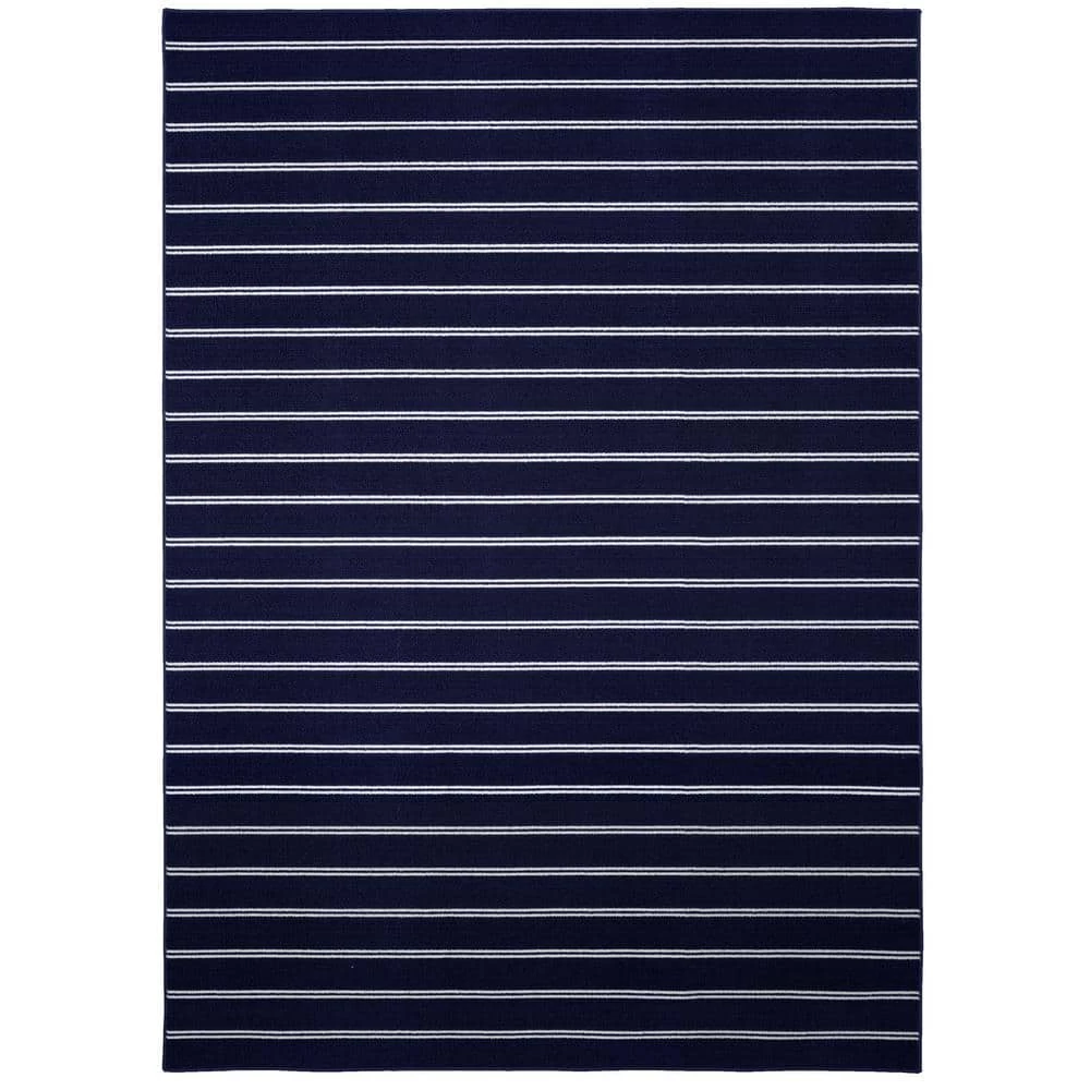Avery Navy 7 ft. x 10 ft. Area Rug by Garland Rug 3 Avery Navy 7 ft. x 10 ft. Area Rug by Garland Rug