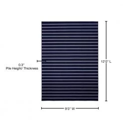 Avery Navy 9 ft. x 12 ft. Area Rug by Garland Rug -ROPPE ONLINE STORE navy garland rug area rugs av000n10814410 76 1000