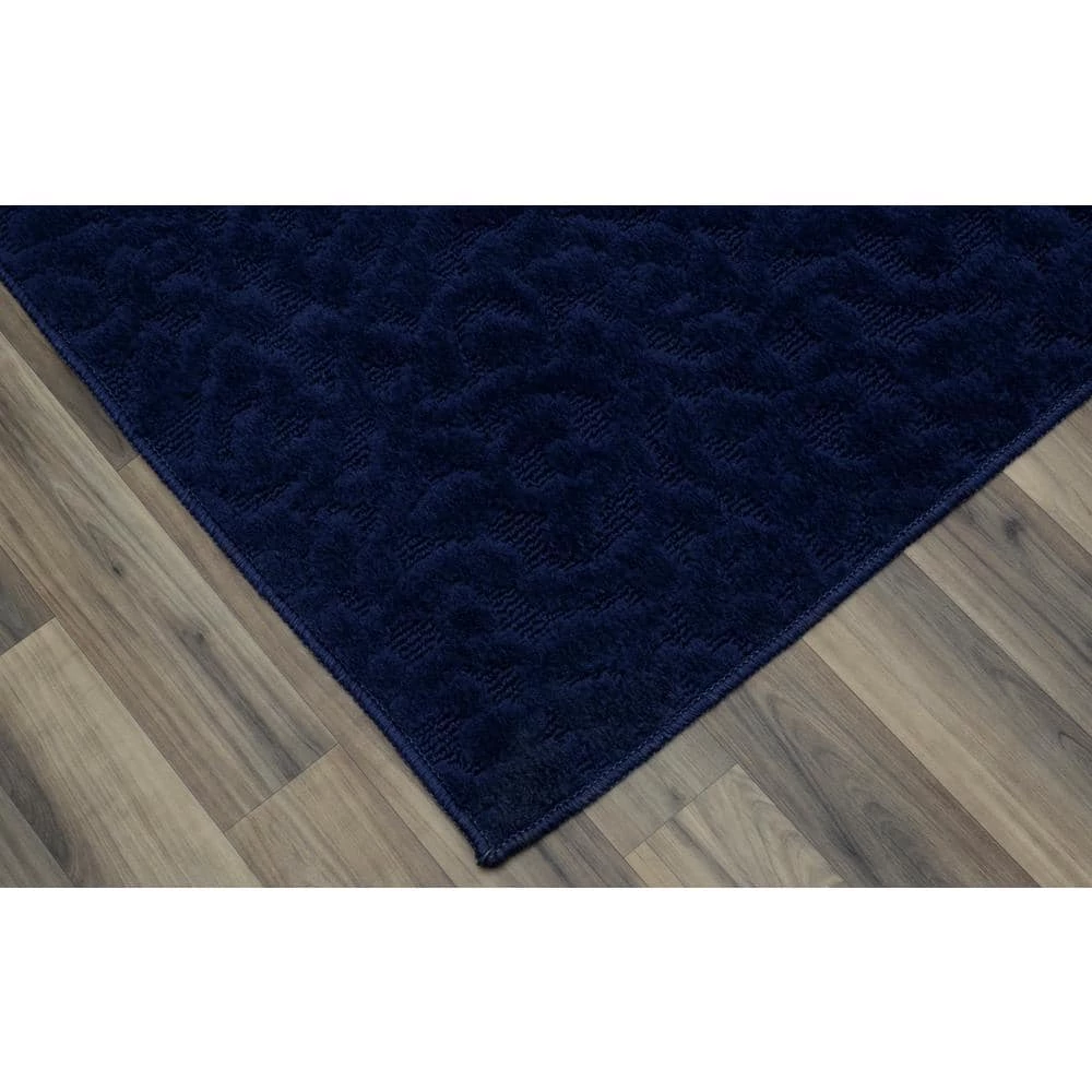 Ivy Navy 9 ft. x 12 ft. Area Rug by Garland Rug 4 Ivy Navy 9 ft. x 12 ft. Area Rug by Garland Rug - Image 2