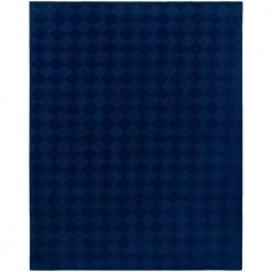 Diamond Navy 5 ft. x 7 ft. Area Rug Navy by Garland Rug