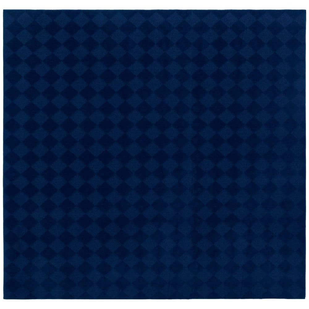 Diamond Navy 12 ft. x 12 ft. Area Rug by Garland Rug 3 Diamond Navy 12 ft. x 12 ft. Area Rug by Garland Rug