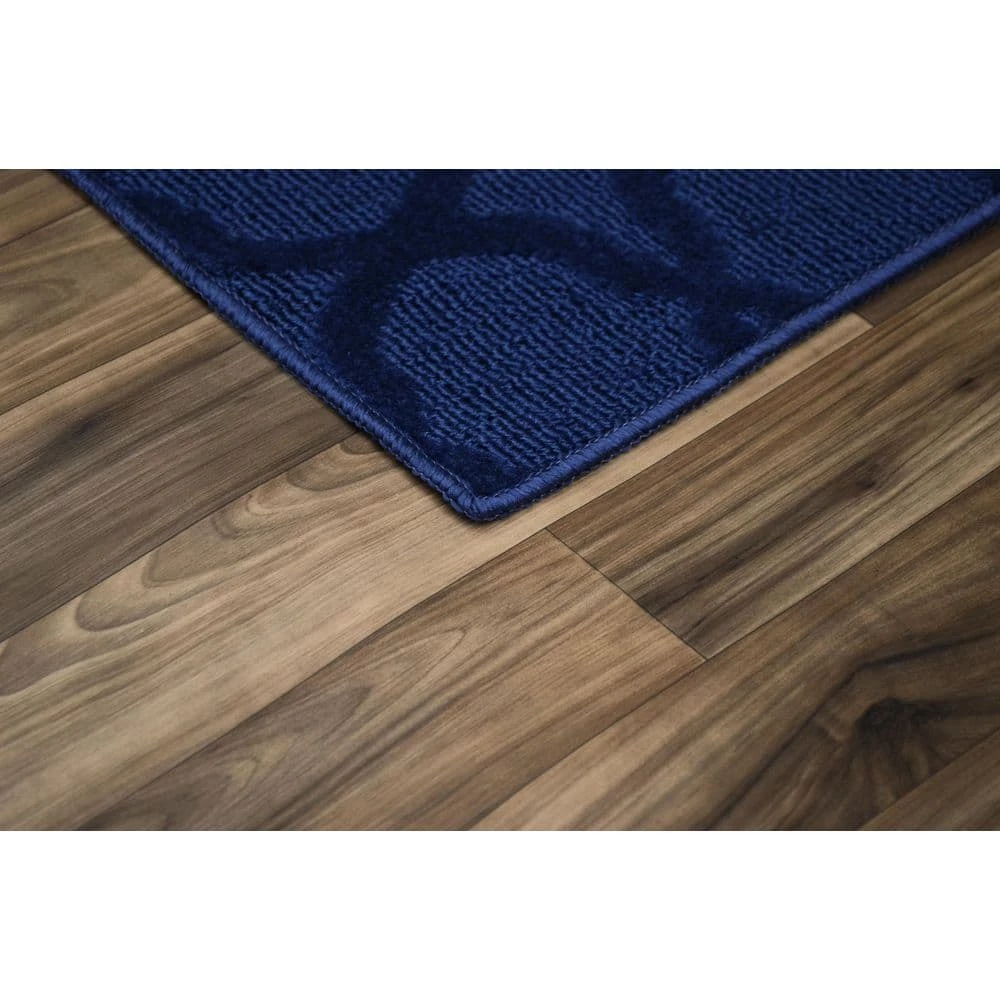 Sparta 12 Ft. x 12 Ft. Area Rug Navy by Garland Rug 4 Sparta 12 Ft. x 12 Ft. Area Rug Navy by Garland Rug - Image 2