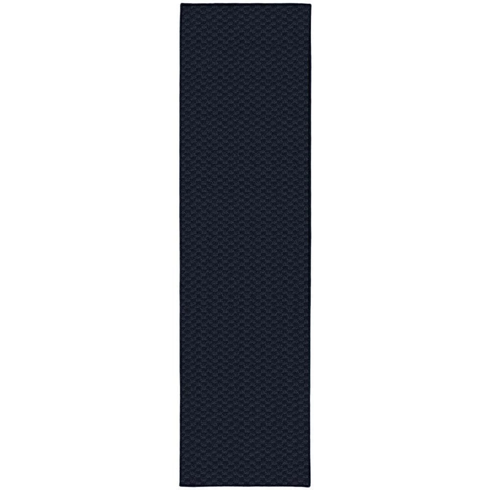 Medallion Navy 3 ft. x 12 ft. Runner Rug by Garland Rug 3 Medallion Navy 3 ft. x 12 ft. Runner Rug by Garland Rug