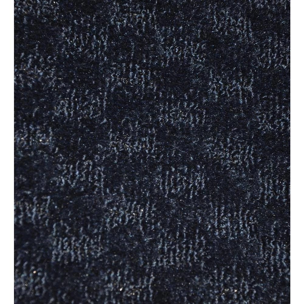 Medallion Navy 3 ft. x 12 ft. Runner Rug by Garland Rug 6 Medallion Navy 3 ft. x 12 ft. Runner Rug by Garland Rug - Image 4