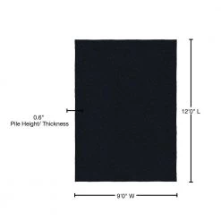 Skyline Shag Navy 9 Ft. x 12 Ft. Area Rug by Garland Rug 12 Skyline Shag Navy 9 Ft. x 12 Ft. Area Rug by Garland Rug -ROPPE ONLINE STORE navy garland rug area rugs sksh0n10814410 76 1000