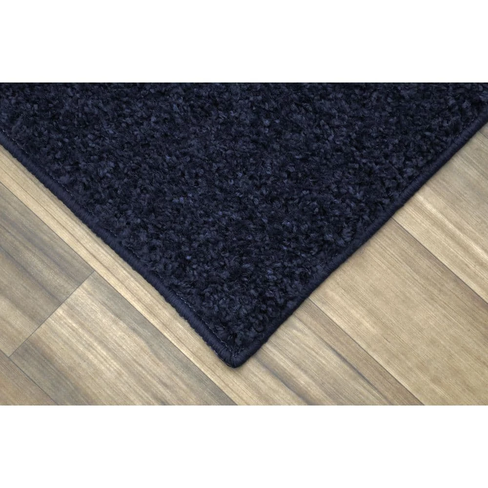Skyline Shag Navy 9 Ft. x 12 Ft. Area Rug by Garland Rug 4 Skyline Shag Navy 9 Ft. x 12 Ft. Area Rug by Garland Rug - Image 2