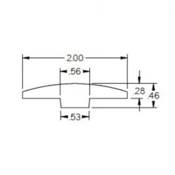 Pelso 0.28 in. Thick x 2 in. Wide x 78 in. Length Wood T-Molding by ROPPE 6 Pelso 0.28 in. Thick x 2 in. Wide x 78 in. Length Wood T-Molding by ROPPE -ROPPE ONLINE STORE pelso roppe wood floor trim htm0540 c3 1000
