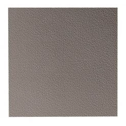 Hammered Pattern 19.69 in. x 19.69 in. Pewter Rubber Tile by ROPPE