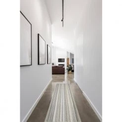 Carnival Stripe Random Earth Tone 2 ft. x 8 ft. Runner Rug by Garland Rug -ROPPE ONLINE STORE random earth tone garland rug area rugs cv000n02409658 31 1000