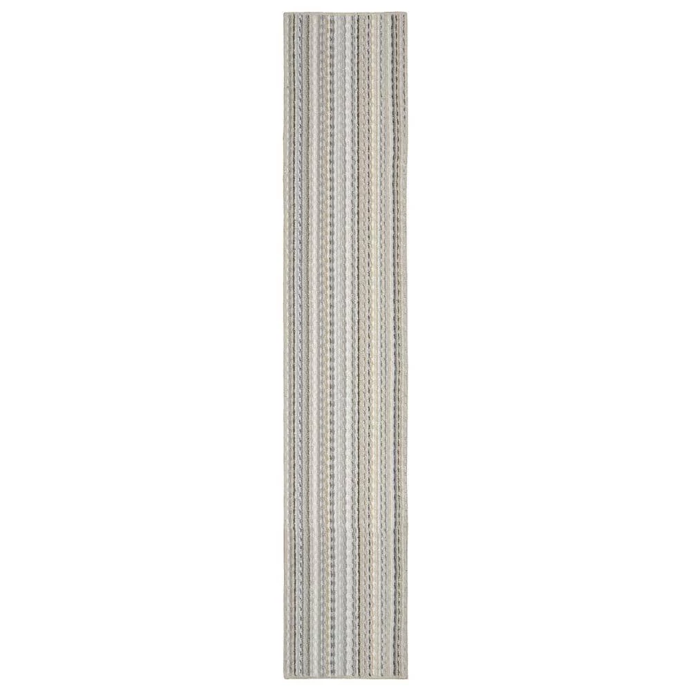 Carnival Stripe Random Earth Tone 2 ft. x 12 ft. Runner Rug by Garland Rug 3 Carnival Stripe Random Earth Tone 2 ft. x 12 ft. Runner Rug by Garland Rug