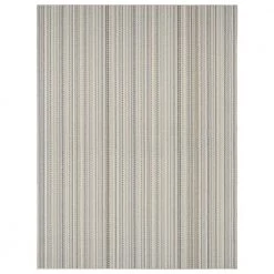 Carnival Stripe Random Earth Tone 9 ft. x 12 ft. Area Rug by Garland Rug