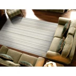 Carnival Stripe Random Earth-tones 3 ft. x 5 ft. Area Rug by Garland Rug -ROPPE ONLINE STORE random earth tones garland rug area rugs cv 00 0a 3660 58 31 1000