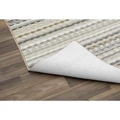 Carnival Stripe Random Earth-tones 3 ft. x 5 ft. Area Rug by Garland Rug -ROPPE ONLINE STORE random earth tones garland rug area rugs cv 00 0a 3660 58 66 1000