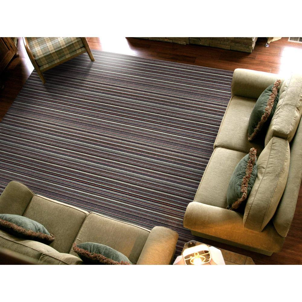 Carnival Stripe Random Multi Color 12 ft. x 12 ft. Area Rug by Garland Rug 7 Carnival Stripe Random Multi Color 12 ft. x 12 ft. Area Rug by Garland Rug - Image 5