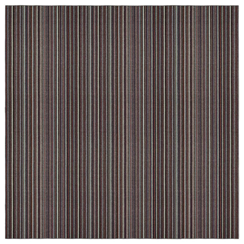 Carnival Stripe Random Multi Color 12 ft. x 12 ft. Area Rug by Garland Rug 3 Carnival Stripe Random Multi Color 12 ft. x 12 ft. Area Rug by Garland Rug