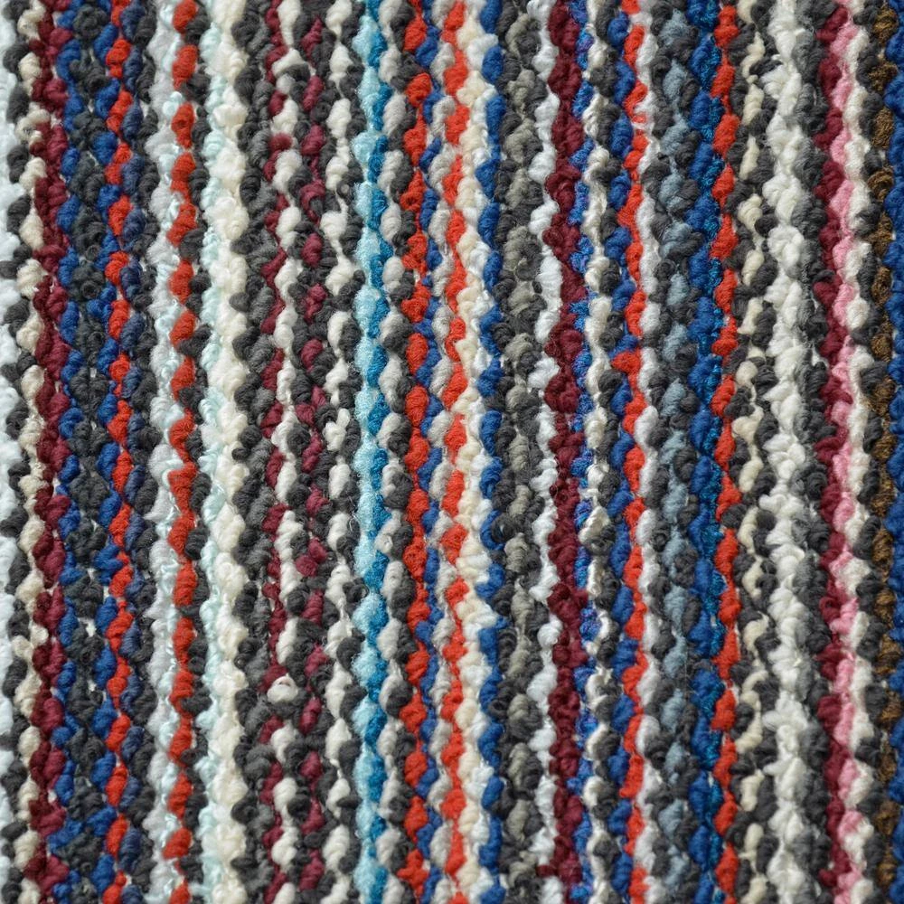 Carnival Stripe Random Multi Color 12 ft. x 12 ft. Area Rug by Garland Rug 6 Carnival Stripe Random Multi Color 12 ft. x 12 ft. Area Rug by Garland Rug - Image 4