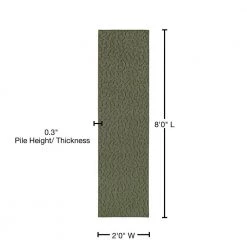 Ivy Sage 2 ft. x 8 ft. Runner Rug by Garland Rug 12 Ivy Sage 2 ft. x 8 ft. Runner Rug by Garland Rug -ROPPE ONLINE STORE sage garland rug area rugs cl010n02409605 76 1000