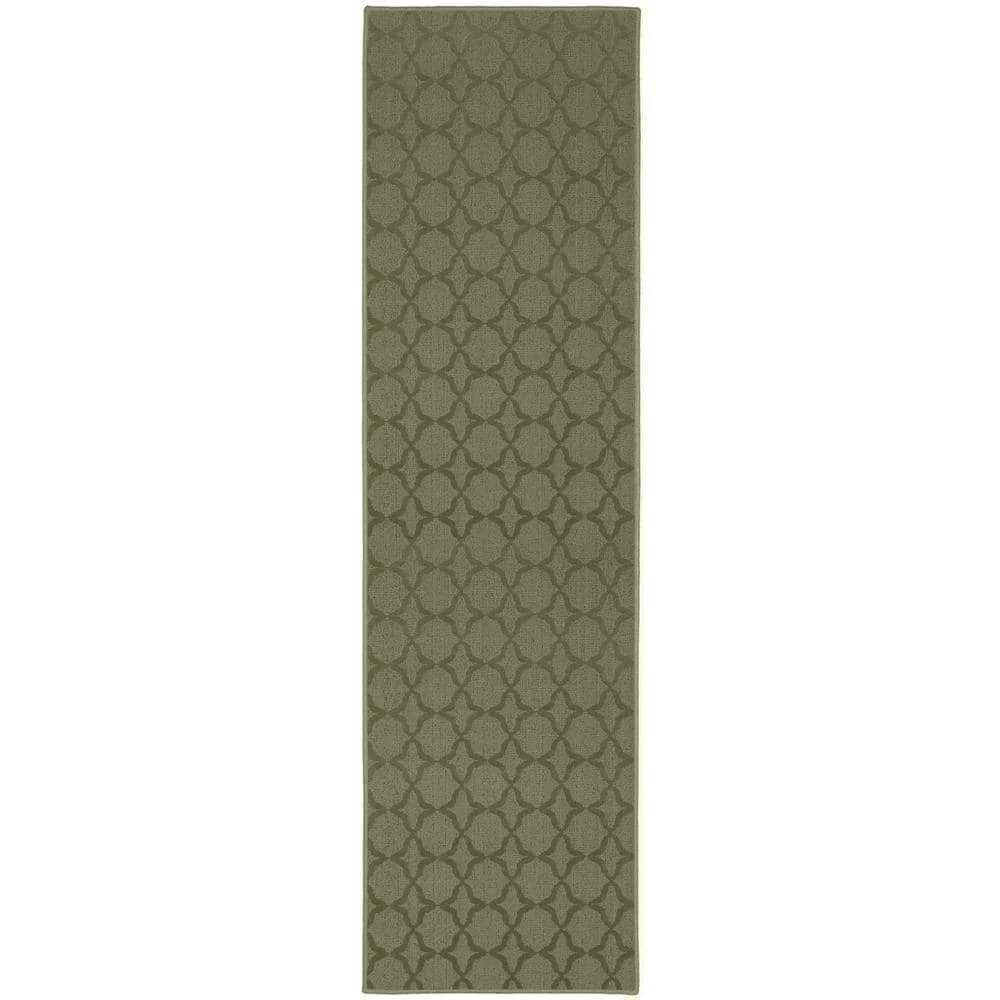 Sparta 2 ft. x 8 ft. Area Rug Large Runner Rug Sage by Garland Rug 3 Sparta 2 ft. x 8 ft. Area Rug Large Runner Rug Sage by Garland Rug