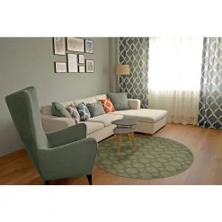 Sparta Sage 5 ft. Round Area Rug by Garland Rug 11 Sparta Sage 5 ft. Round Area Rug by Garland Rug -ROPPE ONLINE STORE sage garland rug area rugs cl100n060r05 31 1000