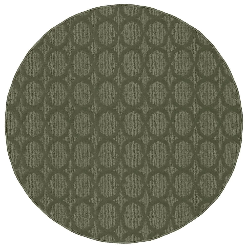 Sparta Sage 5 ft. Round Area Rug by Garland Rug 3 Sparta Sage 5 ft. Round Area Rug by Garland Rug