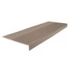 Light Duty Ribbed Design Sandstone 12-1/4 in. x 48 in. Rubber Square Nose Stair Tread by ROPPE -ROPPE ONLINE STORE sandstone roppe stair tread covers 48803p171 64 1000