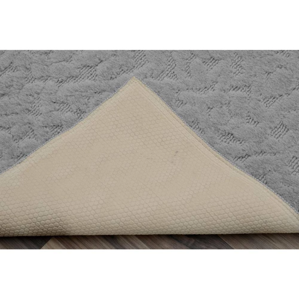 Ivy Silver 5 ft. x 7 ft. Floral Area Rug by Garland Rug 5 Ivy Silver 5 ft. x 7 ft. Floral Area Rug by Garland Rug - Image 3