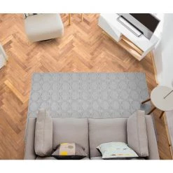 Sparta Silver 4 ft. x 6 ft. Area Rug by Garland Rug -ROPPE ONLINE STORE silver garland rug area rugs cl100n048072d7 31 1000