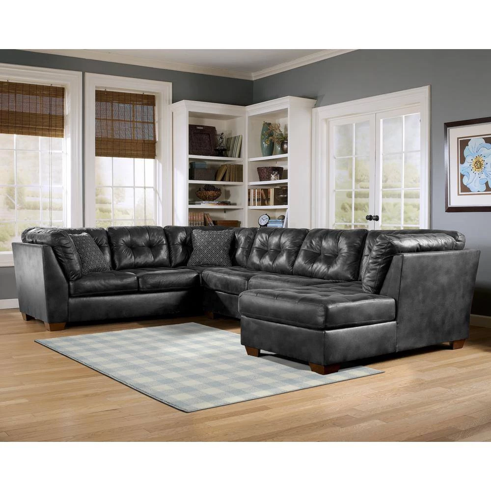 Country Living Soft Silver/Ivory 5 ft. x 7 ft. Checker Board Polypropylene Area Rug by Garland Rug 8 Country Living Soft Silver/Ivory 5 ft. x 7 ft. Checker Board Polypropylene Area Rug by Garland Rug - Image 6