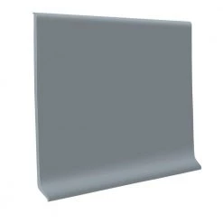 Steel Gray 4 in. x 120 ft. x 1/8 in. Vinyl Wall Cove Base Coil by ROPPE