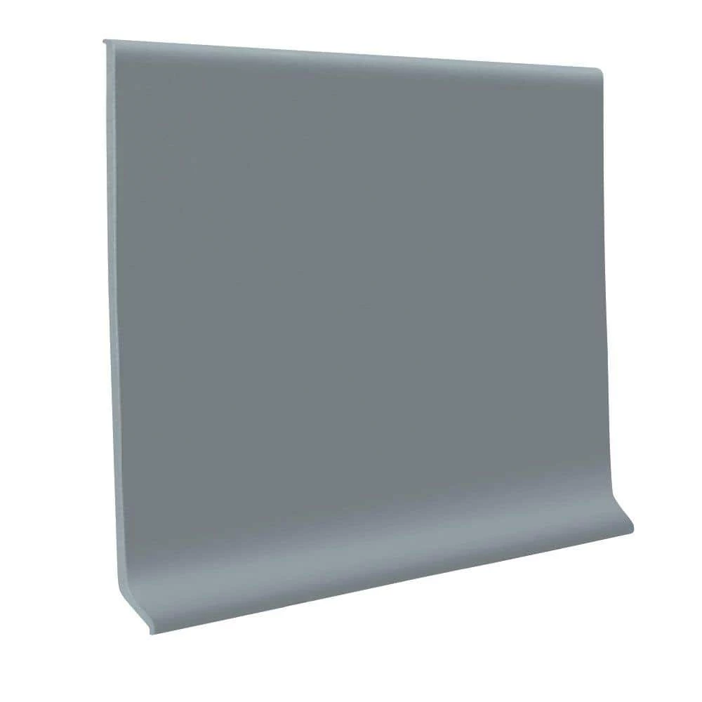 Steel Gray 4 in. x 120 ft. x 1/8 in. Vinyl Wall Cove Base Coil by ROPPE 3 Steel Gray 4 in. x 120 ft. x 1/8 in. Vinyl Wall Cove Base Coil by ROPPE