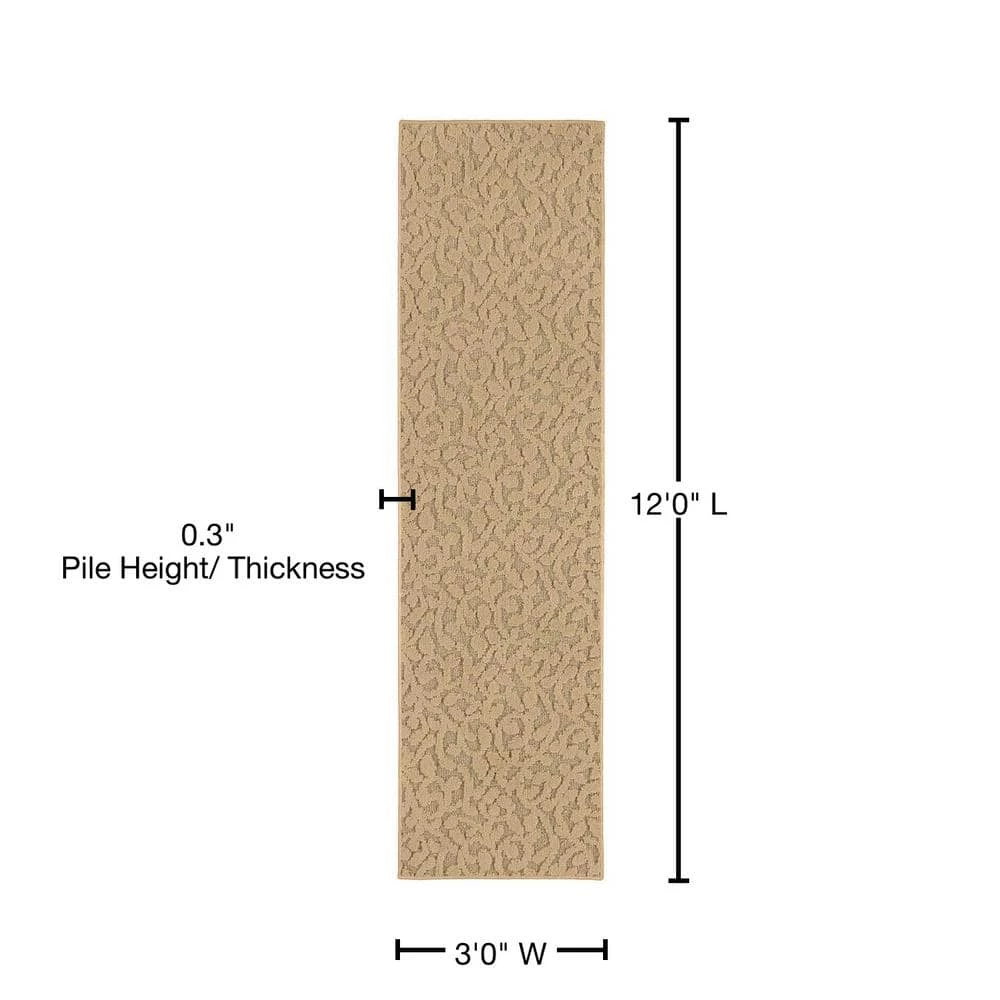 Ivy Tan 3 ft. x 12 ft. Runner Rug by Garland Rug 7 Ivy Tan 3 ft. x 12 ft. Runner Rug by Garland Rug - Image 5