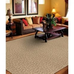 Ivy Tan 5 ft. x 7 ft. Floral Area Rug by Garland Rug -ROPPE ONLINE STORE tan garland rug area rugs cl010n06008401 31 1000