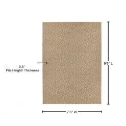 Ivy Tan 7 ft. 6 in. x 9 ft. 6 in. Floral Area Rug by Garland Rug -ROPPE ONLINE STORE tan garland rug area rugs cl010n09011401 76 1000