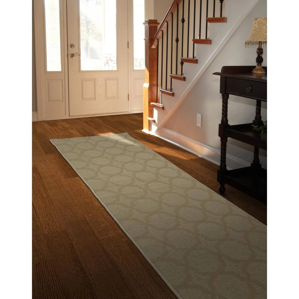 Sparta Tan 2 ft. x 8 ft. Runner Rug by Garland Rug 8 Sparta Tan 2 ft. x 8 ft. Runner Rug by Garland Rug - Image 6