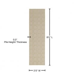 Sparta Tan 2 ft. x 8 ft. Runner Rug by Garland Rug 12 Sparta Tan 2 ft. x 8 ft. Runner Rug by Garland Rug -ROPPE ONLINE STORE tan garland rug area rugs cl100n02409601 76 1000