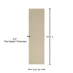 Sparta Tan 2 ft. x 12 ft. Trellis Runner Rug by Garland Rug -ROPPE ONLINE STORE tan garland rug area rugs cl100n02414401 76 1000