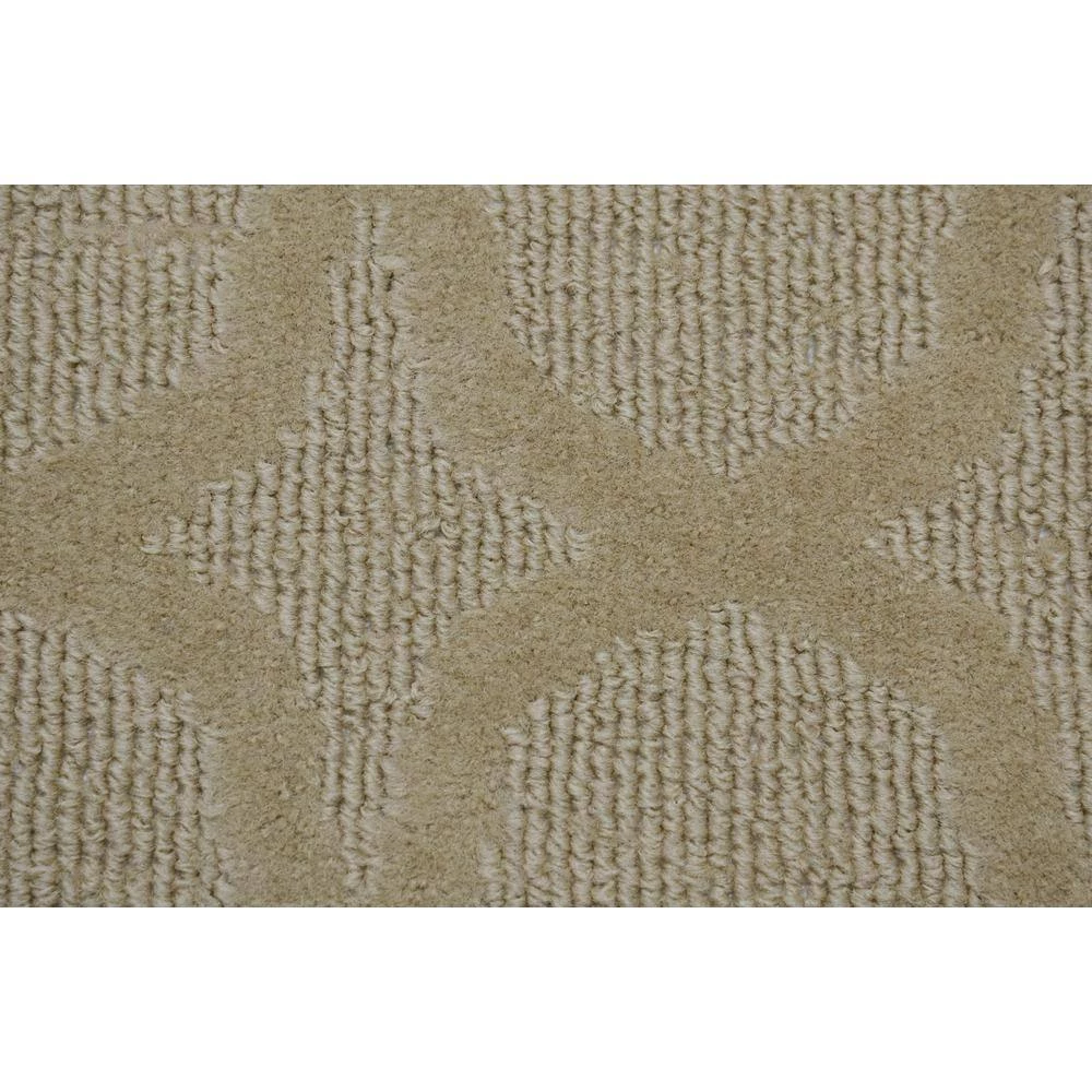 Sparta Tan 3 ft. x 8 ft. Trellis Runner Rug by Garland Rug 6 Sparta Tan 3 ft. x 8 ft. Trellis Runner Rug by Garland Rug - Image 4