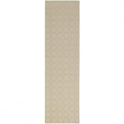 Sparta Tan 3 ft. x 8 ft. Trellis Runner Rug by Garland Rug