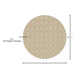 Sparta Tan 5 ft. x 5 ft. Round Trellis Area Rug by Garland Rug -ROPPE ONLINE STORE tan garland rug area rugs cl100n060r01 76 1000