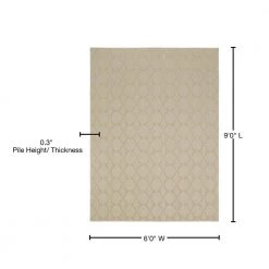 Sparta 6 Ft. x 9 Ft. Area Rug Tan by Garland Rug -ROPPE ONLINE STORE tan garland rug area rugs cl100n07210801 76 1000