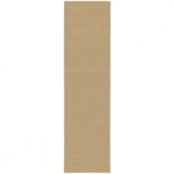 Medallion Tan 3 ft. x 12 ft. Runner Rug by Garland Rug