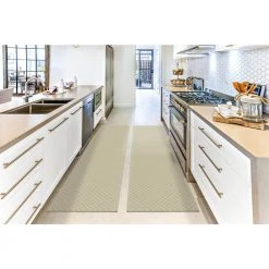 Medallion Tan 2 ft. x 10 ft. (2-Piece) Rug Set by Garland Rug -ROPPE ONLINE STORE tan garland rug rug sets ma000n2p4001 31 1000