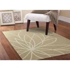 Grand Floral Tan/Ivory 5 ft. x 7 ft. Area Rug by Garland Rug -ROPPE ONLINE STORE tan ivory garland rug area rugs ll460a060084g3 31 1000