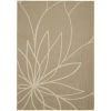 Grand Floral Tan/Ivory 5 ft. x 7 ft. Area Rug by Garland Rug 1 Grand Floral Tan/Ivory 5 ft. x 7 ft. Area Rug by Garland Rug -ROPPE ONLINE STORE tan ivory garland rug area rugs ll460a060084g3 64 1000