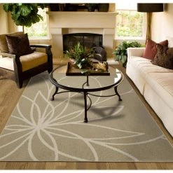 Grand Floral Tan/Ivory 8 ft. x 10 ft. Area Rug by Garland Rug 13 Grand Floral Tan/Ivory 8 ft. x 10 ft. Area Rug by Garland Rug -ROPPE ONLINE STORE tan ivory garland rug area rugs ll460a096120g3 31 1000