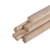 Unfinished 0.25 in. Thick x 0.5 in. Wide x 42 in. Length Wood Spline (5-Pack) by ROPPE
